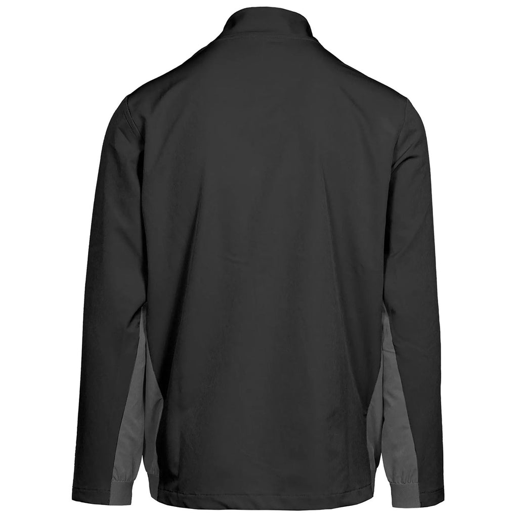 Levelwear Men's Black/Charcoal Harrington Jacket