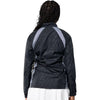 Levelwear Women's Black/Pebble Band Windbreaker