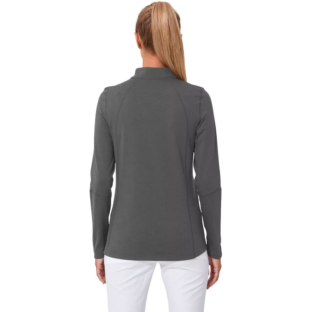 Levelwear Women's Heather Charcoal Mesa Full Zip
