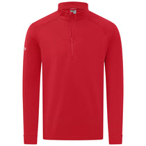 Levelwear Men's Flame Red Calibre Recycled Quarter Zip