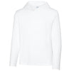 Sport-Tek Youth White Posi-UV Pro Long Sleeve Hoodie
