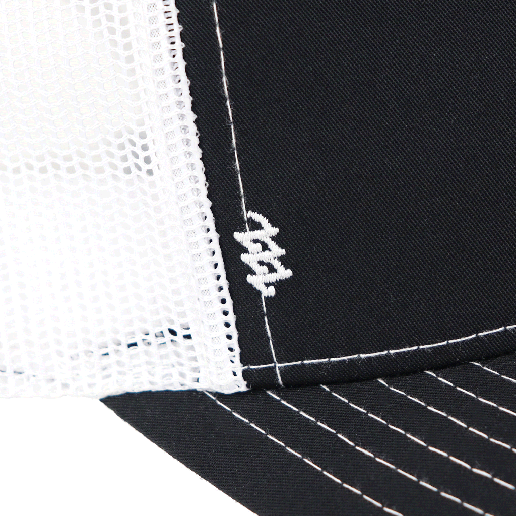 Zusa Black/White Open Road Trucker Cap