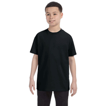 Jerzees Youth Black Dri-Power Active T-Shirt