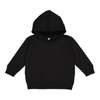 Rabbit Skins Unisex Black Toddler Pullover Fleece Hoodie