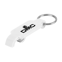 Hit White Slim Bottle Opener