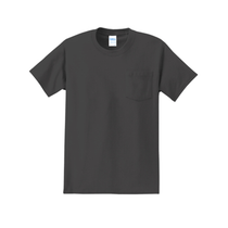 Port & Company Men's Charcoal Tall Essential Pocket Tee