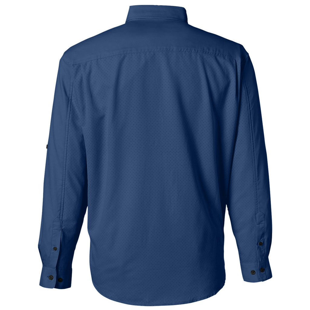 HUK Men's Naval Academy Tide Point Long Sleeve Shirt