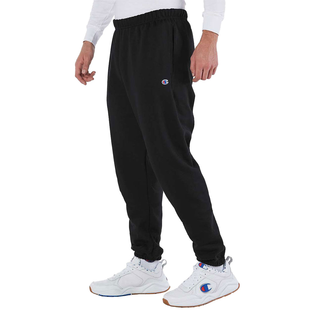 Champion Men's Black Reverse Weave Fleece Pant