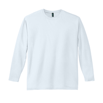 District Unisex Bright White Perfect Weight Long Sleeve Tee