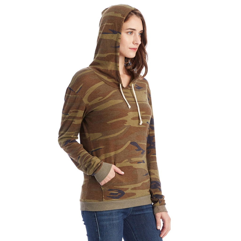 Alternative Apparel Women's Camo Eco-Jersey Pullover