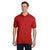 Hanes Men's Deep Red 5.2 oz. 50/50 EcoSmart Jersey Pocket Polo