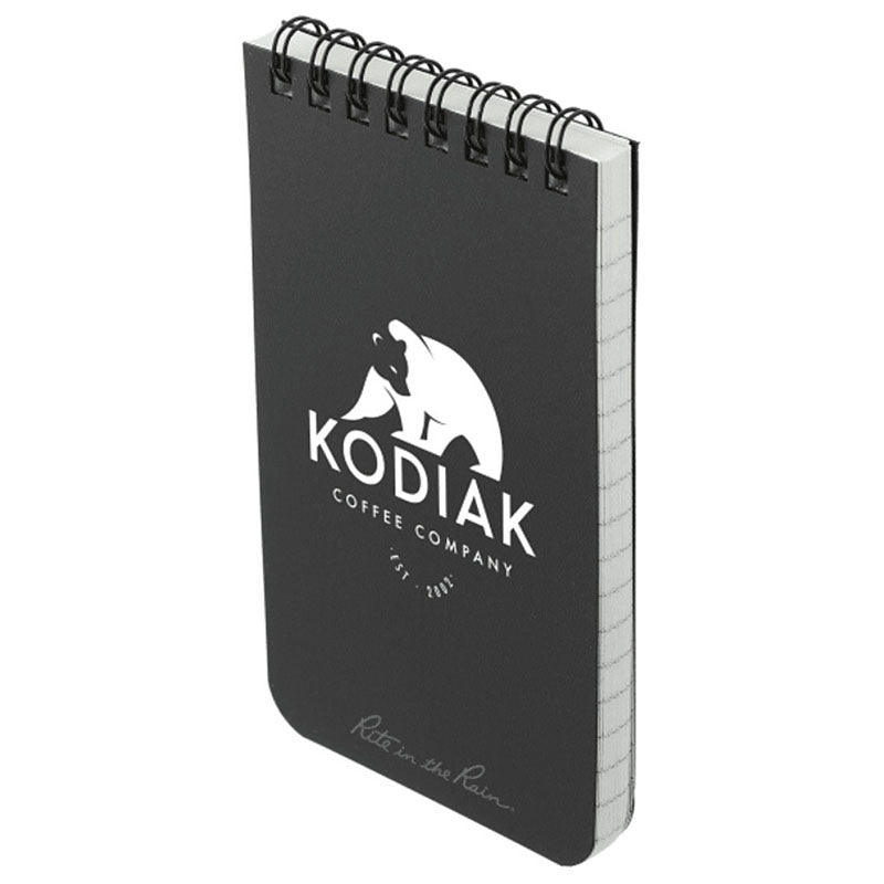 Rite in the Rain Black 3" x 5" Rite in the Rain Top Spiral Notebook