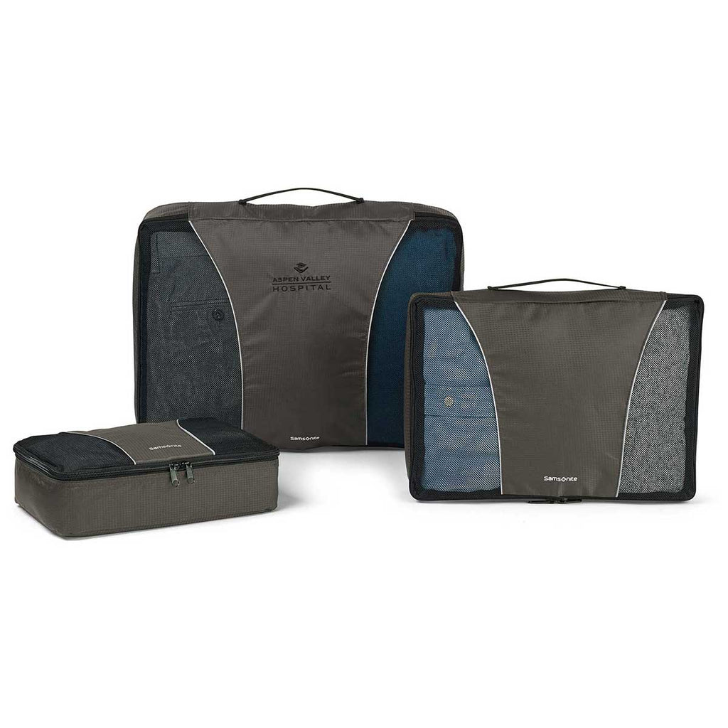 Samsonite Charcoal 3 Piece Packing Cube Set