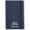 Moleskine Navy Blue Large Notebook and GO Pen Gift Set