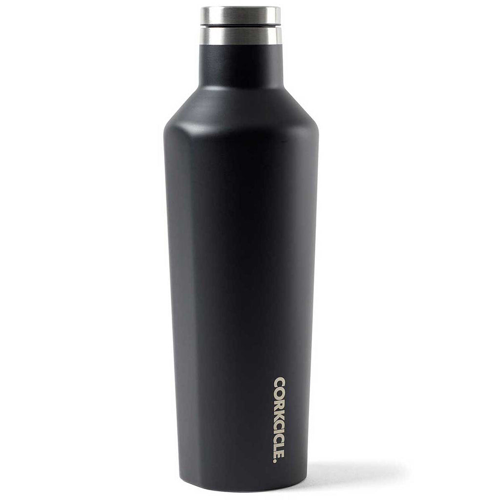 48-Hour Corkcicle Matte Black Canteen - 16 Oz.