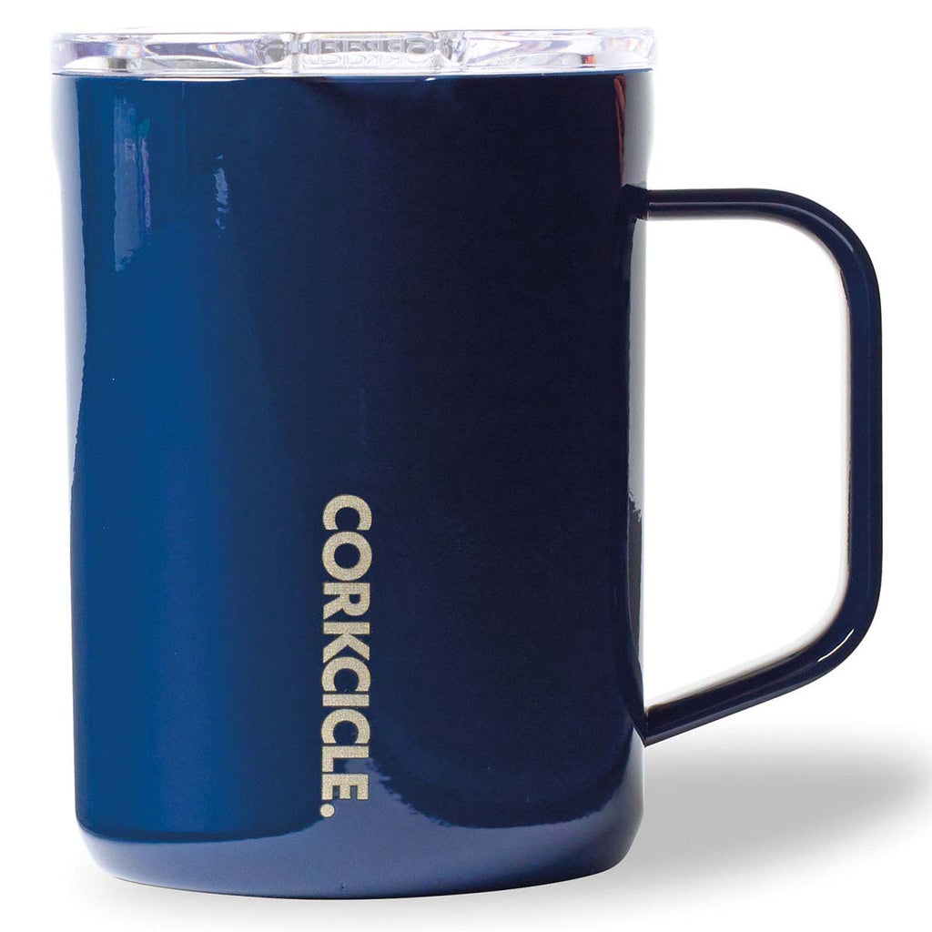 48-Hour Corkcicle Gloss Navy 16 oz. Coffee Mug
