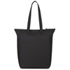 Gemline Black Renew rPET Zippered Tote