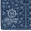 Slowtide Paisley Park - Navy Quick-Dry Fitness Towel