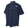 Columbia Men's Collegiate Navy Bahama II Short Sleeve Shirt