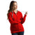 Antigua Women's Bright Red Victory Hoodie