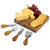 La Cuisine Wood Cheese Board with Serving Set