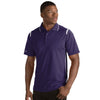 Antigua Men's Dark Purple/White Merit Polo