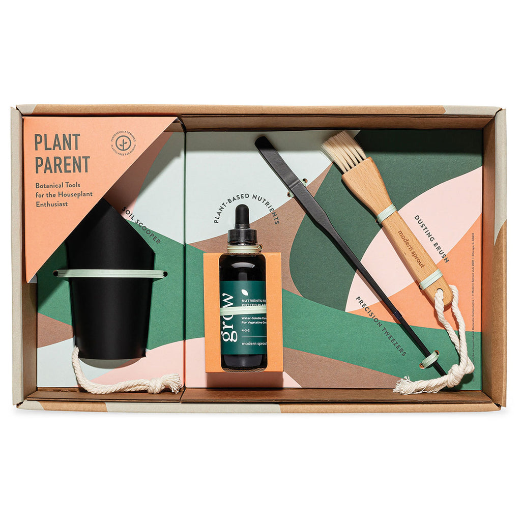 Modern Sprout Black Plant Parent Care Kit