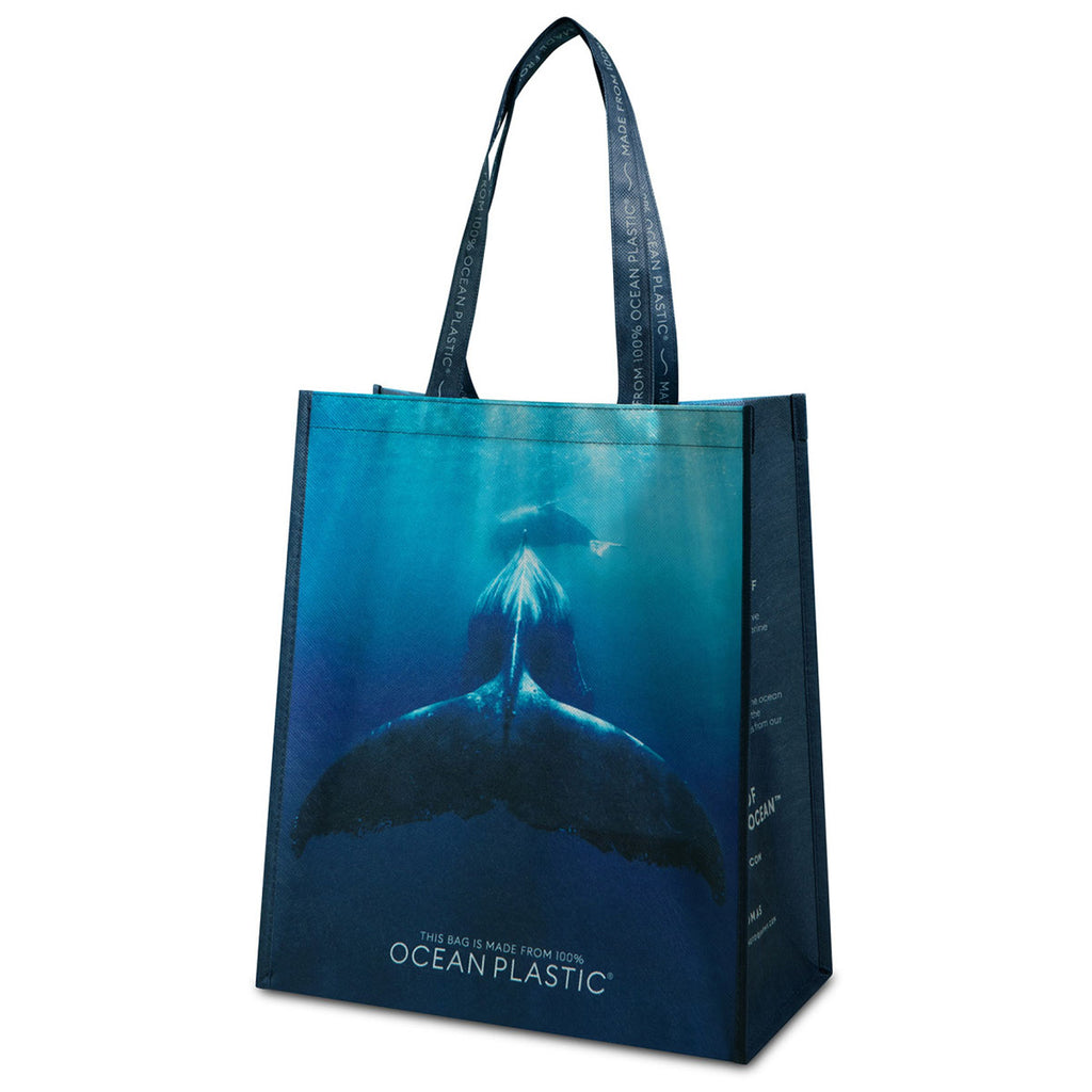 Out of the Ocean Dark Navy Reusable Large Shopper