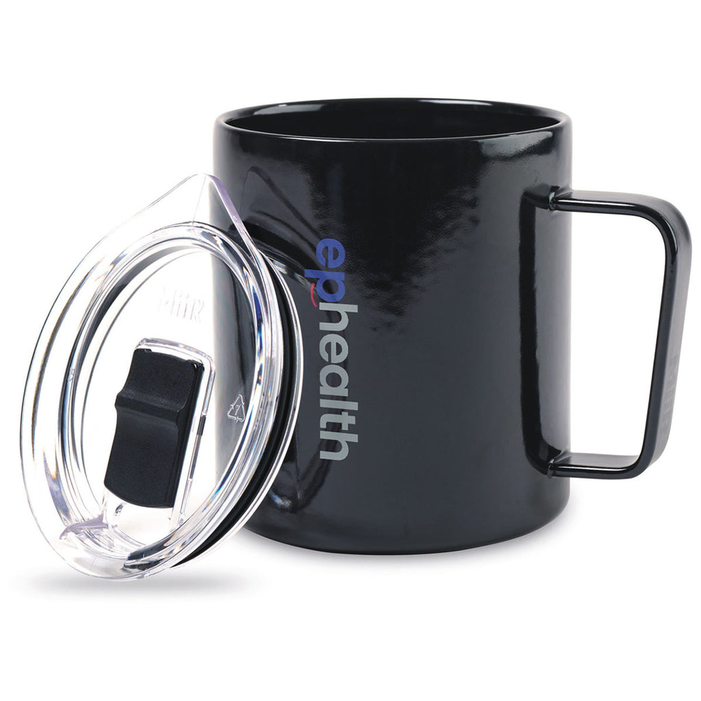 MiiR Black TruEnamel Cap Cup-12 Oz