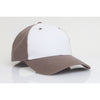 Pacific Headwear White/Bedrock Velcro Adjustable Brushed Twill Cap