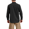 Carhartt Men's Black Rugged Professional Long Sleeve Work Shirt