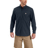 Carhartt Men's Navy Rugged Professional Long Sleeve Work Shirt