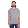 Threadfast Unisex Grey Triblend Short-Sleeve T-Shirt