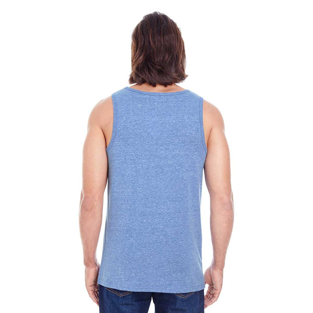 Threadfast Unisex Navy Triblend Tank