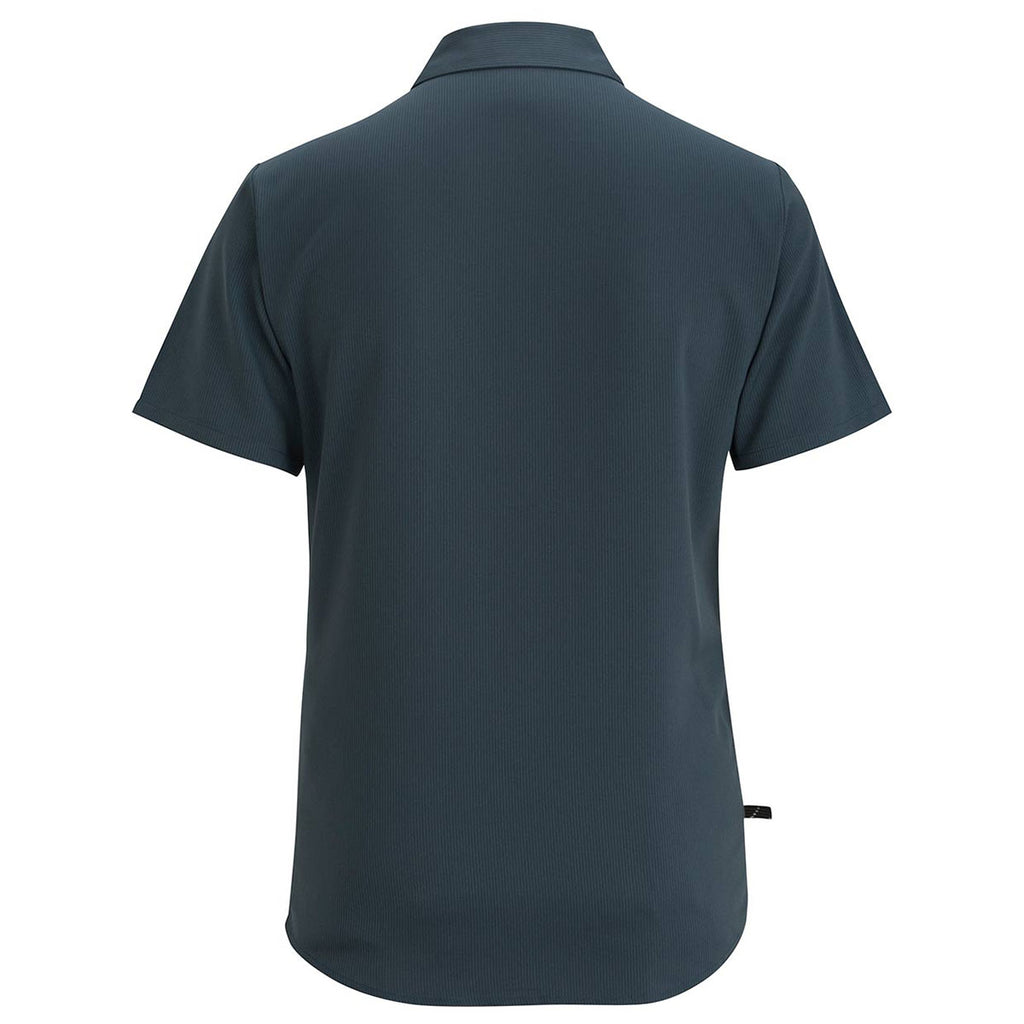 Edwards Men's Blue Graphite Bengal Ultra-Stretch Camp Shirt