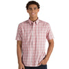 Antigua Men's Dark Red/Silver/White Crew