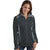 Antigua Women's Charcoal/Charcoal Heather Revolve Full Zip