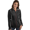 Antigua Women's Black/Dark Red Revolve Full Zip