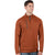 Antigua Men's Burnt Orange/Carbon Genereation Quarter Zip Up