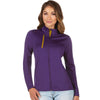 Antigua Women's Dark Purple/Gold Generations Full Zip Up Jacket