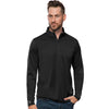 Antigua Men's Black Tribute 1/4 Zip Pullover