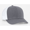 Pacific Headwear Graphite/White Snapback Trucker Mesh Cap