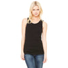 Bella + Canvas Women's Black Stretch Rib Tank