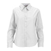 Vantage Women's White Blended Poplin Shirt