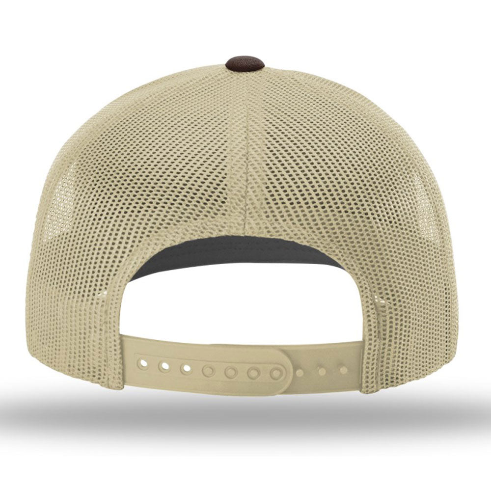 Richardson Brown/Khaki R-Flex Adjustable Trucker Cap