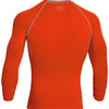 Under Armour Men's Orange HeatGear Armour L/S Compression Shirt