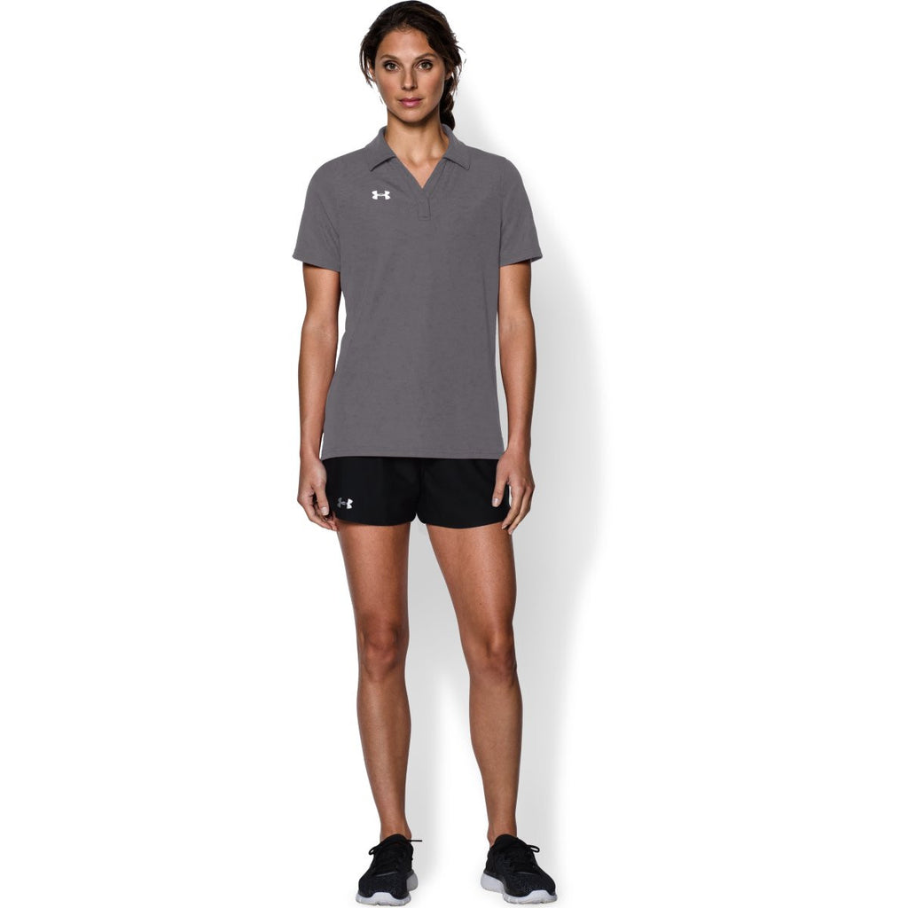 Under Armour Women's Graphite Performance Team Polo