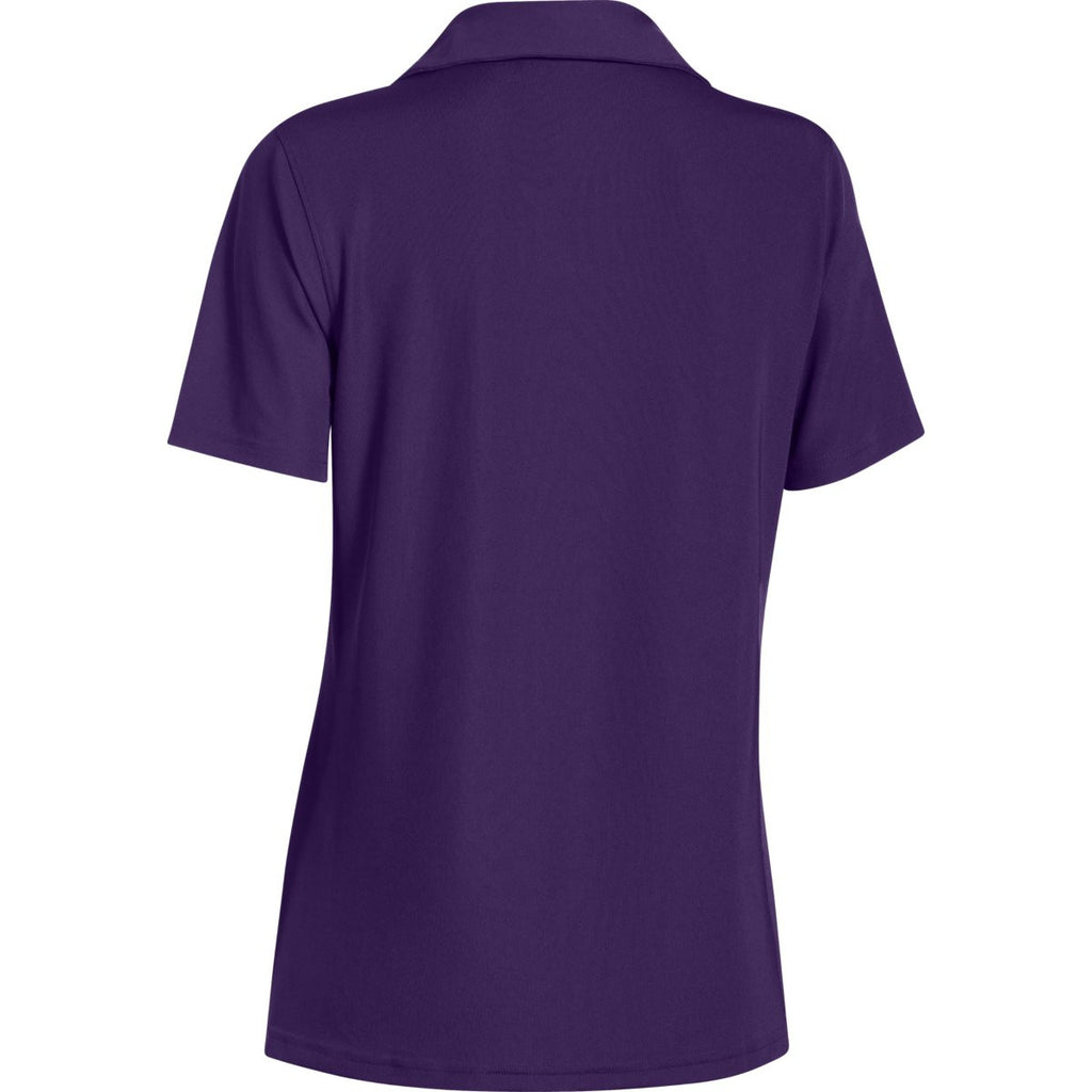 Under Armour Women's Purple Performance Team Polo