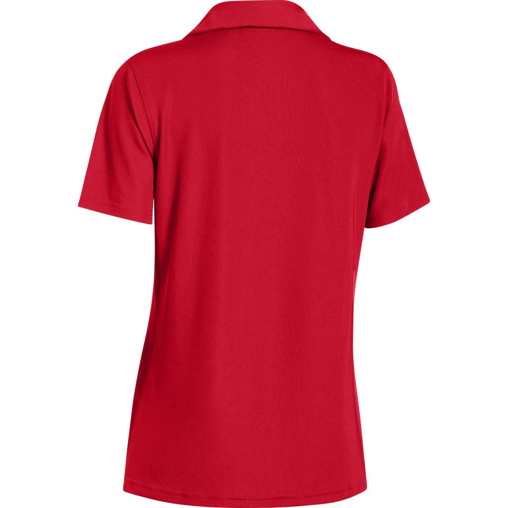 Under Armour Women's Red Performance Team Polo