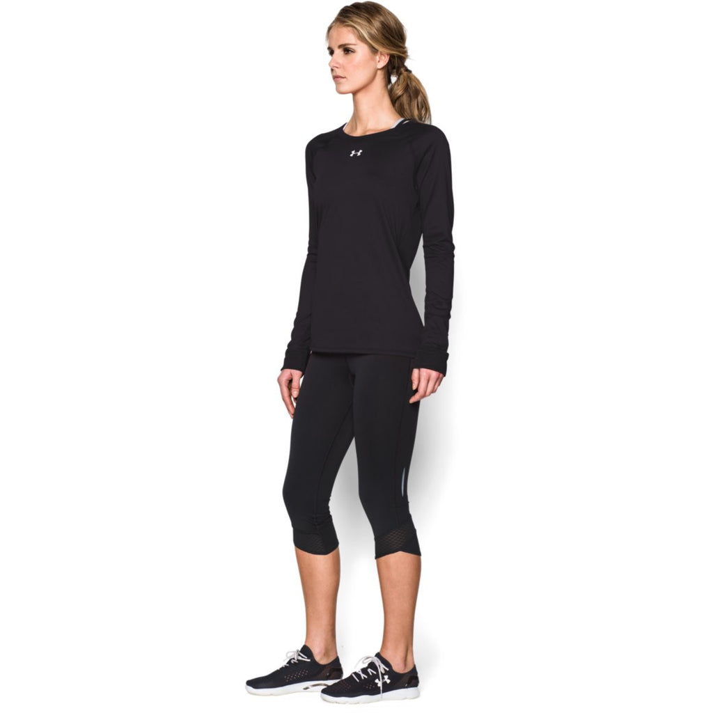 Under Armour Women's Black L/S Locker Tee